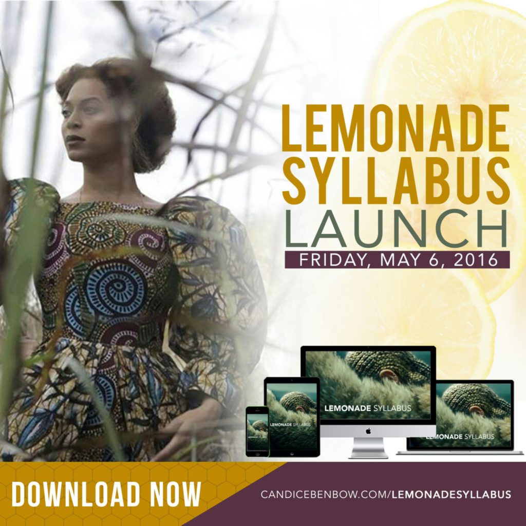 The Lemonade Syllabus is Here!